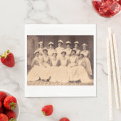 circa 1914 afgestudeerden in de verpleegkunde servetten (Insitu)