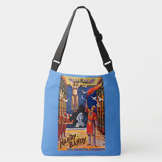 circa 1920 handy-Bandy poster print Crossbody Tas (Voorkant)