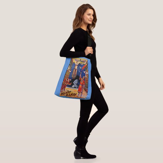 circa 1920 handy-Bandy poster print Crossbody Tas (Op model)
