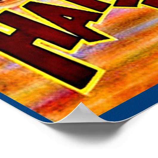 circa 1920 poster met handy-Bandy magiër (Hoek)