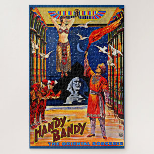circa 1920 poster met handy-Bandy magiër Legpuzzel