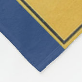 circa 1930 Wilkins koffie en gedrukt Fleece Deken (Hoek)