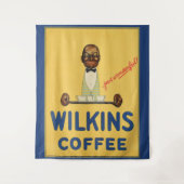 circa 1930 Wilkins koffie en gedrukt Wandkleed (Voorkant)