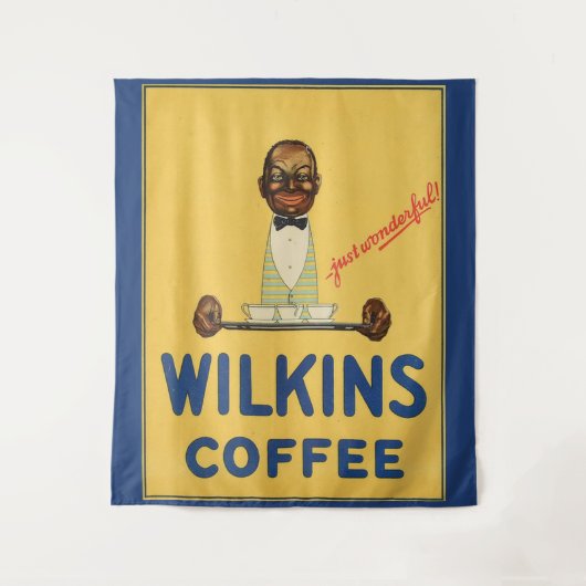 circa 1930 Wilkins koffie en gedrukt Wandkleed (Voorkant)