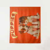 circa 1934 PUPPIES print Wandkleed (Voorkant)