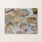 circa 1940 mooie vrouwen legpuzzel (Horizontaal)
