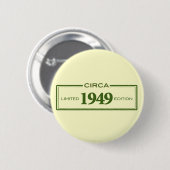 circa 1949 ronde button 5,7 cm (Voorkant /achterkant)