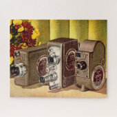 circa 1950 filmcamera's voor thuisgebruik legpuzzel (Horizontaal)