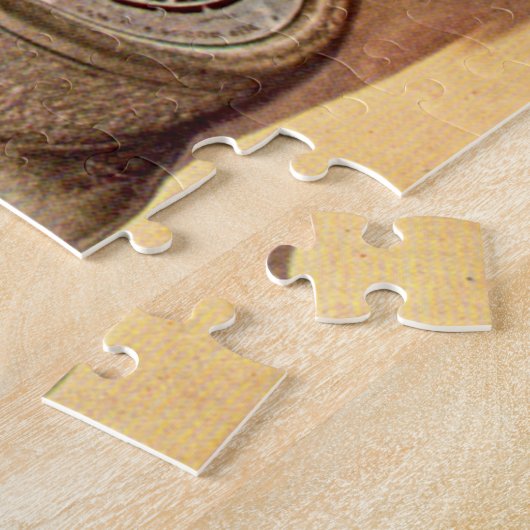 circa 1950 filmcamera's voor thuisgebruik legpuzzel (Zijkant)