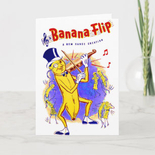 circa 1950 Hoes van de sheet music van Banana Flip Kaart