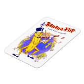 circa 1950 muziekcover in bananenspiegels magneet (Linkerzijde)