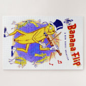 circa 1950 muziekprint van banaanspiegels legpuzzel (Horizontaal)