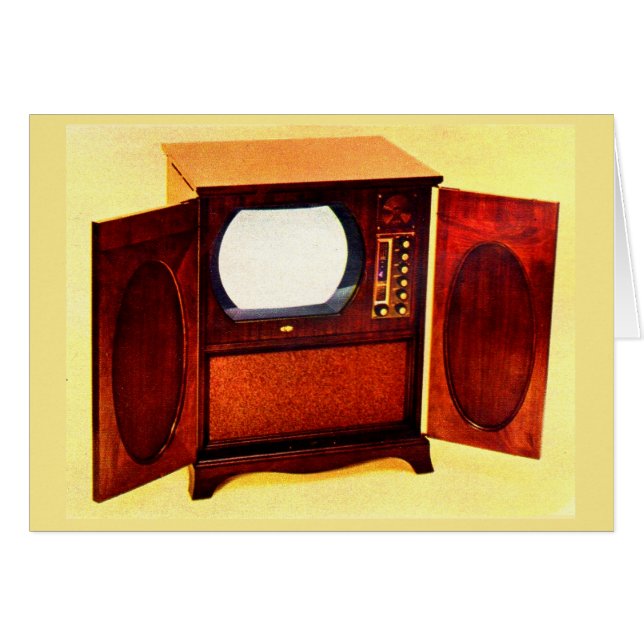circa 1950 televisietoestel nr. 1 (Voorkant Horizontaal)