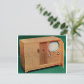 circa 1951 televisietoestel Deense moderne nr. 2 Briefkaart (Staand voorkant)