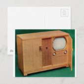 circa 1951 televisietoestel Deense moderne nr. 2 Briefkaart (Voorkant / Achterkant)