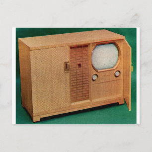 circa 1951 televisietoestel Deense moderne nr. 2 Briefkaart