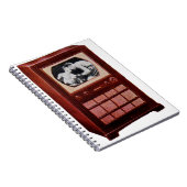 circa 1951 televisietoestellen die boxing uitzende notitieboek (Rechterzijde)