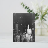 circa 1954: een uitzicht op Michigan Avenue Briefkaart (Staand voorkant)