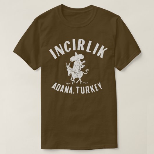 Circa 1970s80s Incirlik Hodja T-shirt (Design voorkant)