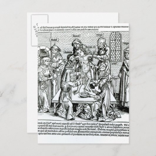 Circa van "Liber Chronicarum" Briefkaart (Voorkant / Achterkant)