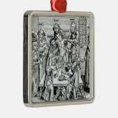 Circa van "Liber Chronicarum" Metalen Ornament (Rechts)