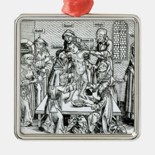 Circa van "Liber Chronicarum" Metalen Ornament