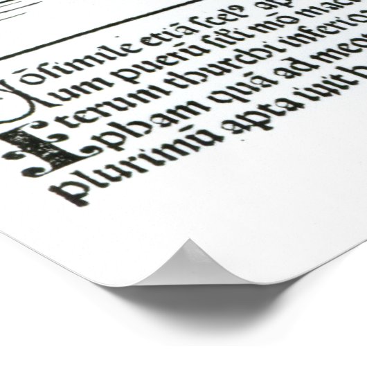 Circa van "Liber Chronicarum" Poster (Hoek)