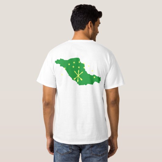 Circassiaans T-shirt (Achterkant volledig)