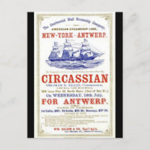 Circassiaanse Clipper zeilschip 1866