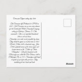 Circassiaanse Clipper zeilschip 1866 Briefkaart (Achterkant)