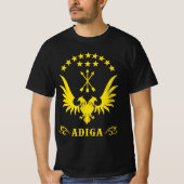 Circassian, adiga flag, Adygea, Circassian Flag. T-shirt (Voorkant)