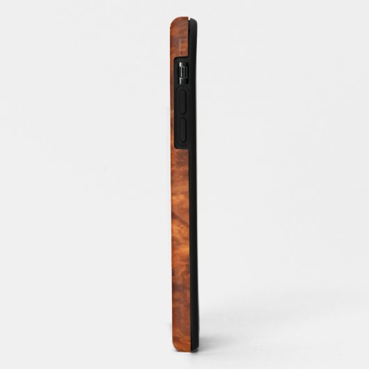 Circassian Walnut Burl iPhone 5 Hoesje *monogram* (Achterkant/links)