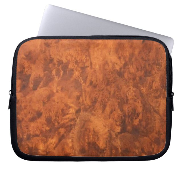 Circassian Walnut Burl-laptophoes Laptop Sleeve (Voorkant)