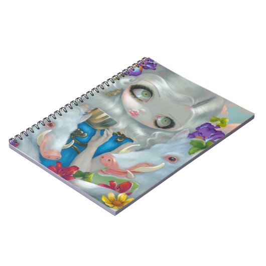 "Circe and the Swine"-laptop Notitieboek (Linkerzijde)