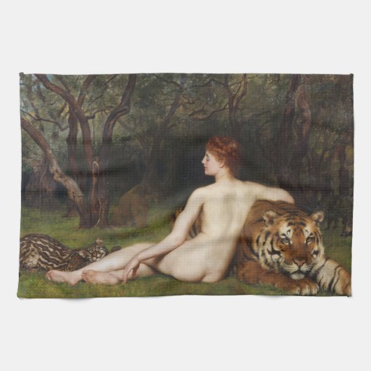 Circe (Beautiful Divine Woman) (by John Collier) Theedoek (Horizontaal)