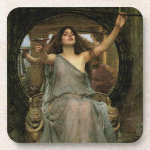Circe biedt Ulysses de beker aan van JW Waterhouse Drankjes Onderzetter