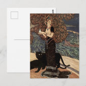 “Circe de Tovenares” van Edmund Dulac Briefkaart (Voorkant / Achterkant)