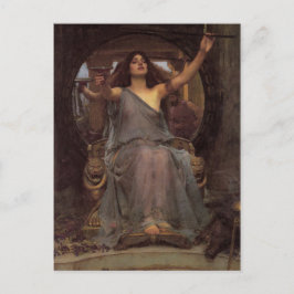 Circe die de beker aan Ulysses aanbiedt Briefkaart