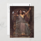 Circe die de beker aan Ulysses aanbiedt Briefkaart (Voorkant / Achterkant)