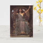 Circe die de beker aan Ulysses aanbiedt Kaart (Gele Bloem)