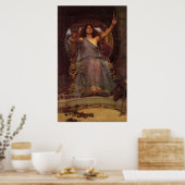Circe die de beker aan Ulysses aanbiedt Poster (Keuken)