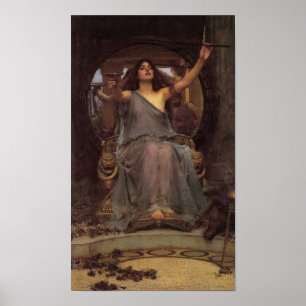 Circe die de beker aan Ulysses aanbiedt Poster