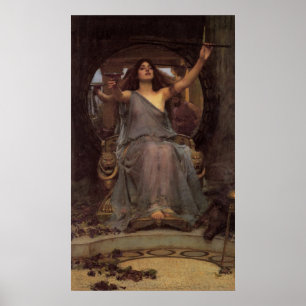 Circe die de Kop aanbieden aan Odysseus Poster