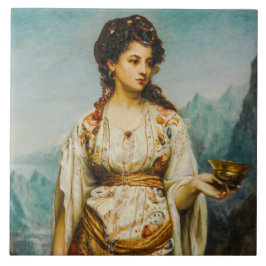 Circe door Jean Jules Bardin (1875) Tegeltje