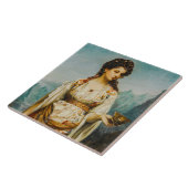 Circe door Jean Jules Bardin (1875) Tegeltje (Zijkant)