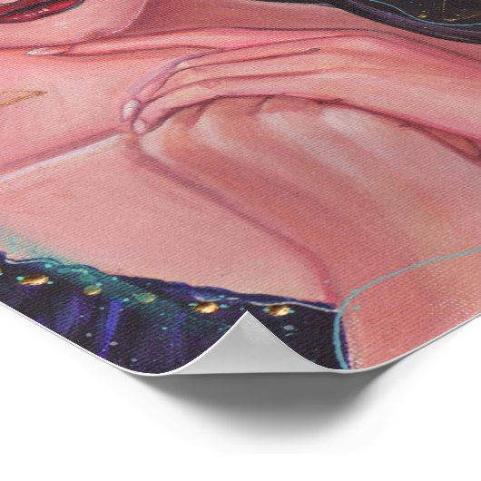 Circe goddess Stretched Canvas Print van Renee (Hoek)