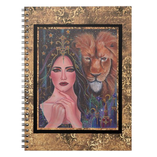 Circe goddess Stretched Canvas Print van Renee Notitieboek (Voorkant)