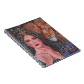 Circe goddess Stretched Canvas Print van Renee Notitieboek (Rechterzijde)