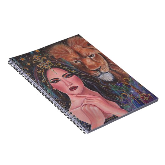 Circe goddess Stretched Canvas Print van Renee Notitieboek (Rechterzijde)