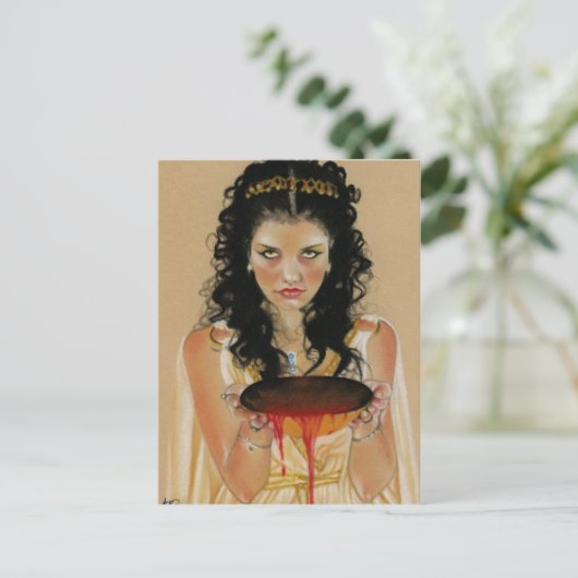 Circe Greek Goddess Briefkaart (Staand voorkant)